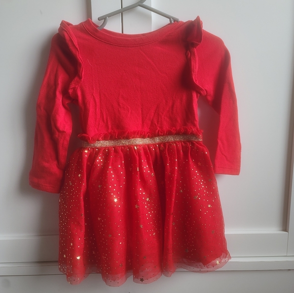 Pretty red toddler dress. - Picture 1 of 6